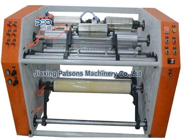 Food cling film slitter rewinder